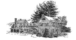 sketch of the Inn at Weathersfield