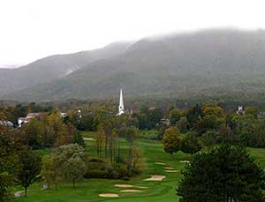 Manchester Village in southern Vermont