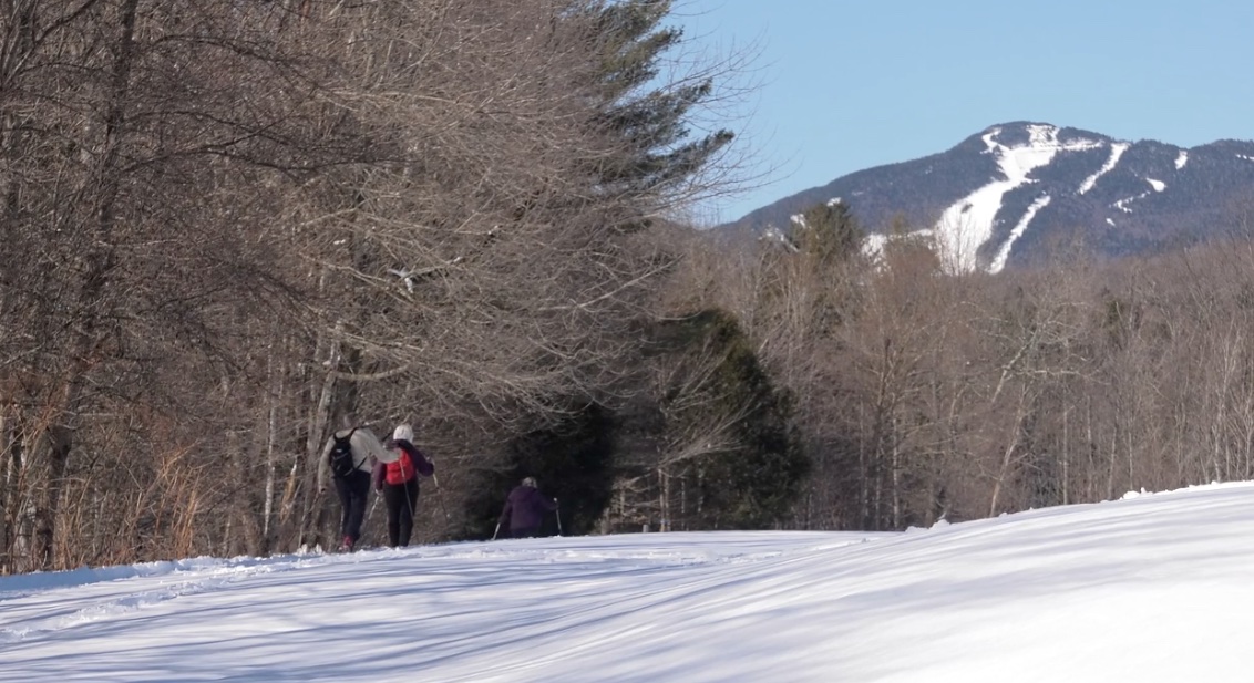 Stowe Recreational path in winter (2017)