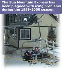 Bromley's detachable high speed quad was prone to freeze ups during the 1999-2000 season